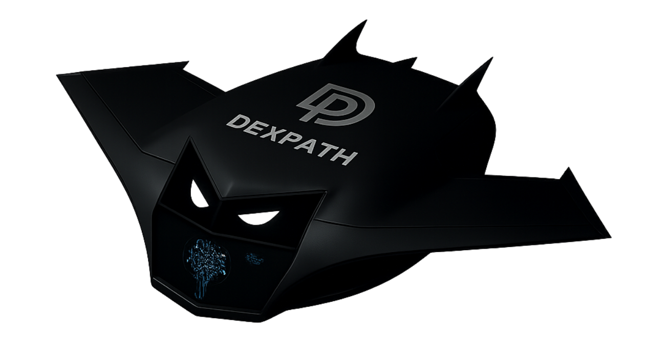 A delivery robot on a city street.